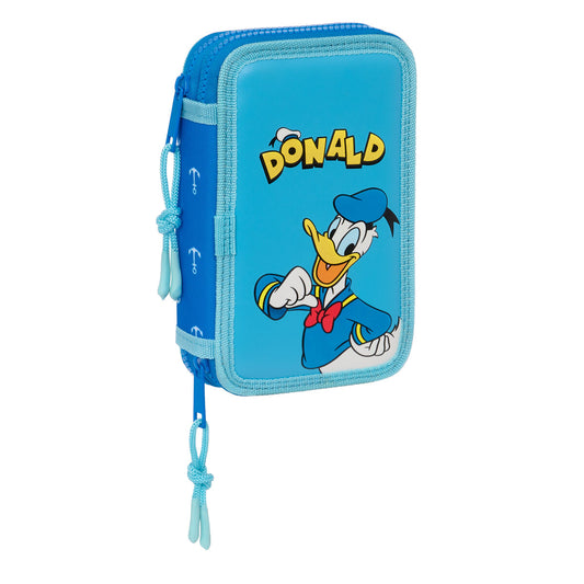 Creion dublu Donald Albastru 12.5 x 19.5 x 4 cm (28 Piese) - Birou și papetărie, Material școlar și educațional