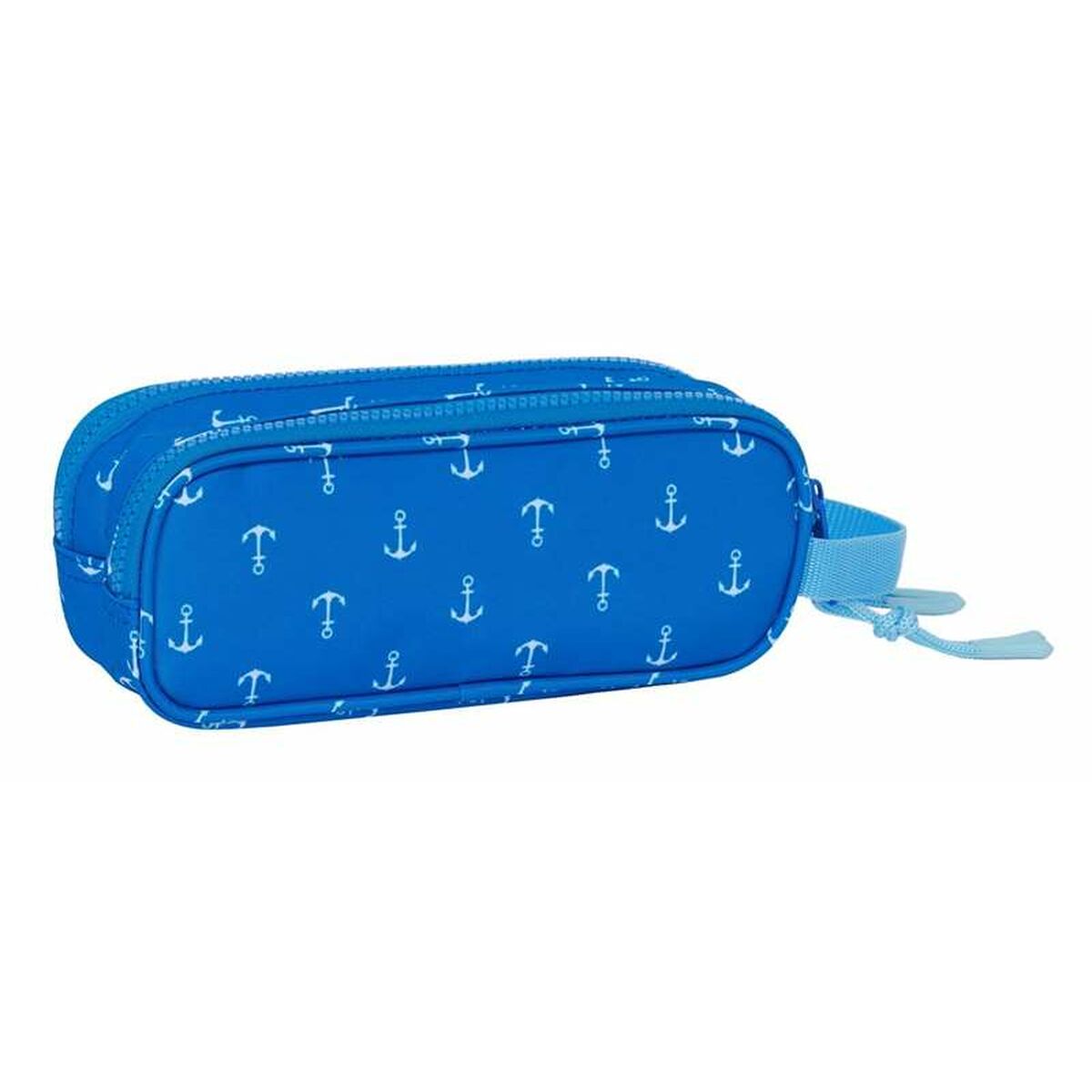 Penar dublu Safta Albastru 21 x 8 x 6 cm - Birou și papetărie, Material școlar și educațional