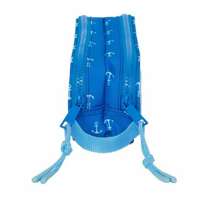 Penar dublu Safta Albastru 21 x 8 x 6 cm - Birou și papetărie, Material școlar și educațional