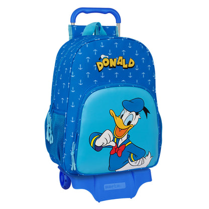 Ghiozdan cu Roți Donald Albastru 33 x 42 x 14 cm - Birou și papetărie, Material școlar și educațional