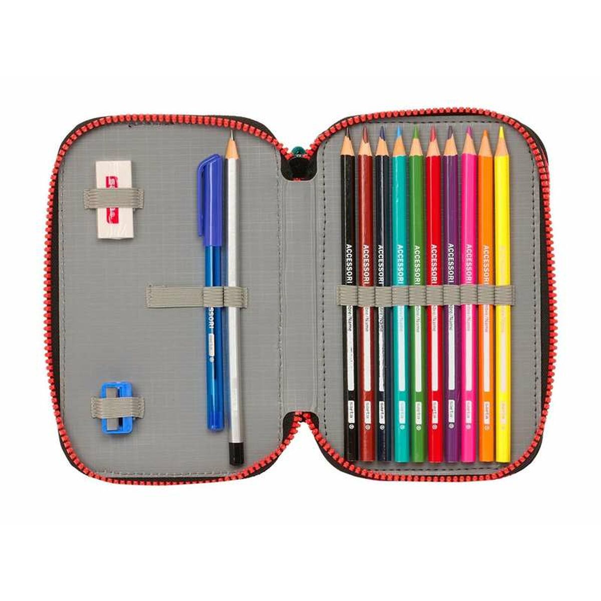 Penar Școlar My Hero Academia Negru 12.5 x 19.5 x 4 cm 28 Piese - Birou și papetărie, Material școlar și educațional