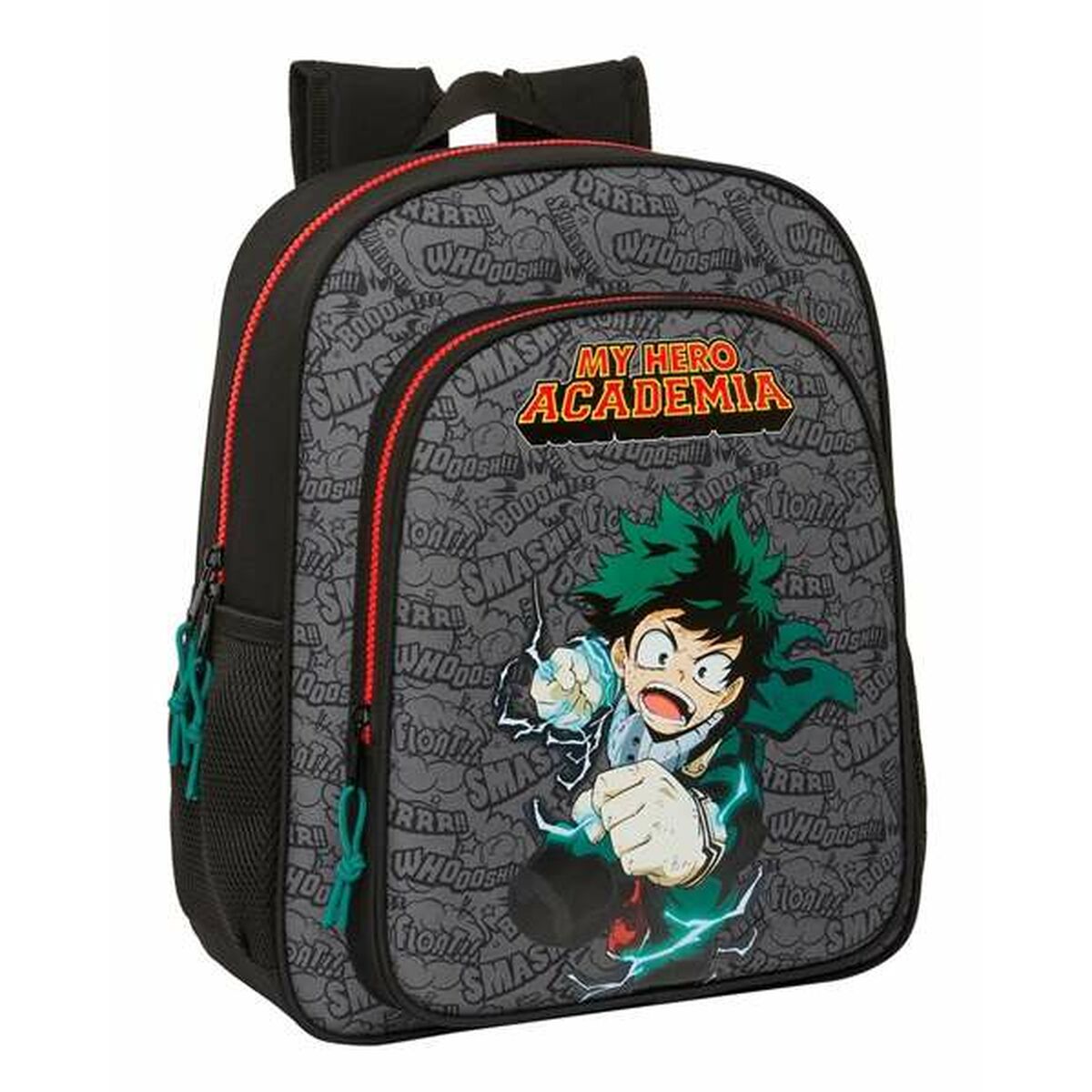 Ghiozdan My Hero Academia Negru 32 X 38 X 12 cm - Birou și papetărie, Material școlar și educațional