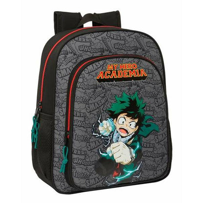 Ghiozdan My Hero Academia Negru 32 X 38 X 12 cm - Birou și papetărie, Material școlar și educațional