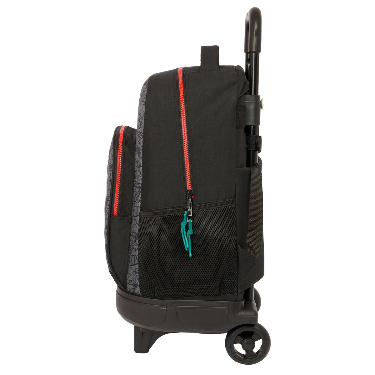 Ghiozdan cu Roți My Hero Academia Negru 33 x 45 x 22 cm - Birou și papetărie, Material școlar și educațional