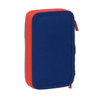Creion dublu Atlético Madrid Albastru Roșu 12.5 x 19.5 x 4 cm (28 Piese) - Birou și papetărie, Material școlar și educațional