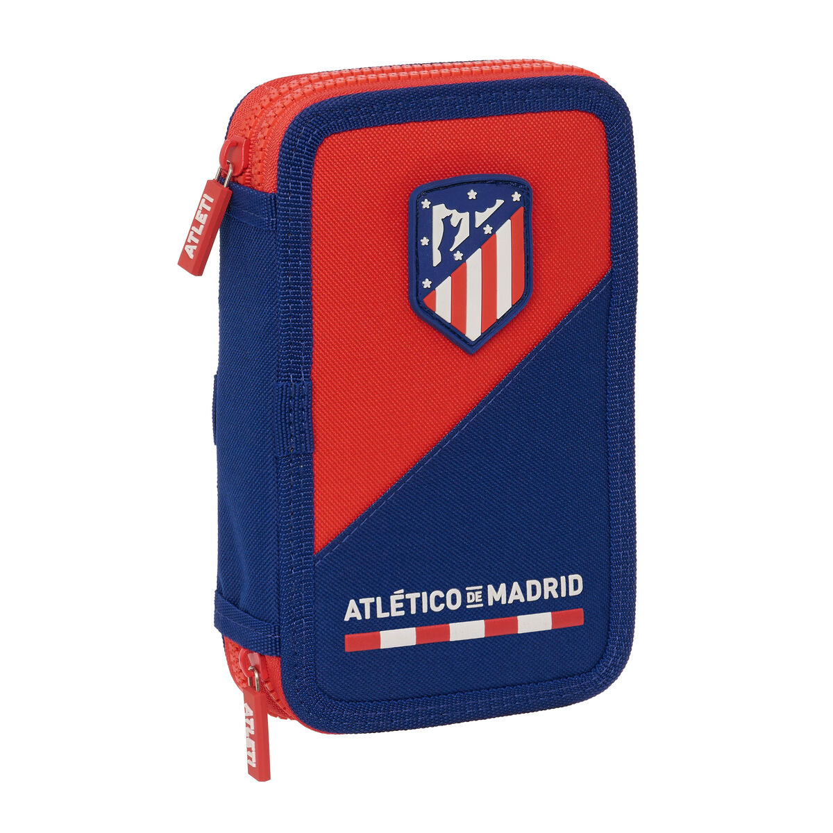 Creion dublu Atlético Madrid Albastru Roșu 12.5 x 19.5 x 4 cm (28 Piese) - Birou și papetărie, Material școlar și educațional