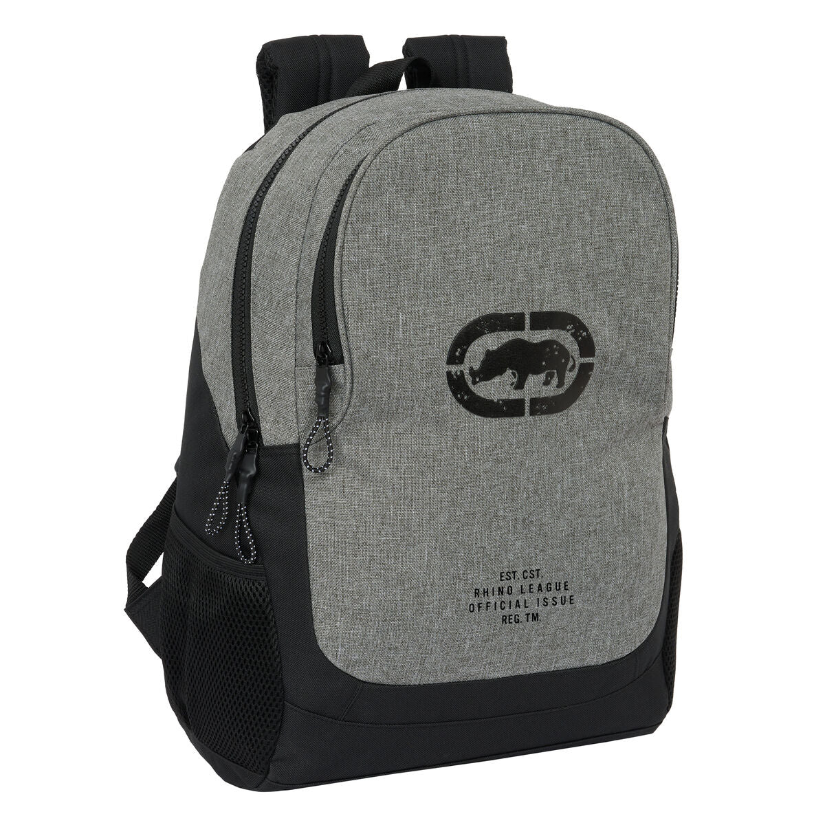 Ghiozdan Eckō Unltd. Rhino Negru Gri 32 x 44 x 16 cm - Birou și papetărie, Material școlar și educațional