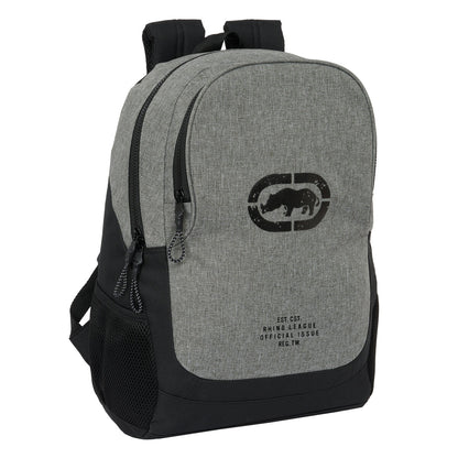 Ghiozdan Eckō Unltd. Rhino Negru Gri 32 x 44 x 16 cm - Birou și papetărie, Material școlar și educațional