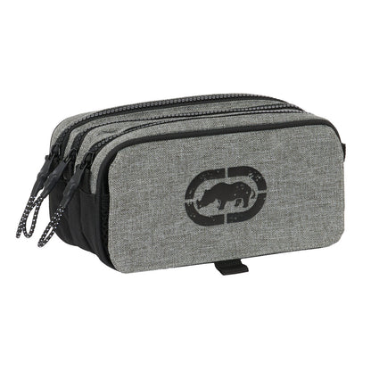 Penar triplu Eckō Unltd. Rhino Negru Gri 21,5 x 10 x 8 cm - Birou și papetărie, Material școlar și educațional