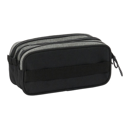 Penar triplu Eckō Unltd. Rhino Negru Gri 21,5 x 10 x 8 cm - Birou și papetărie, Material școlar și educațional