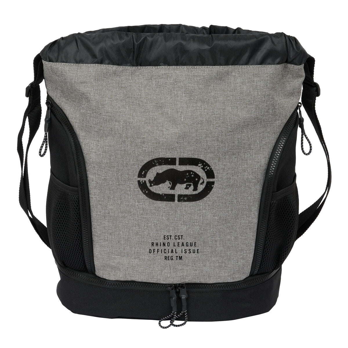 Geantă rucsac pentru copii Eckō Unltd. Rhino Negru Gri 35 x 40 x 1 cm - Birou și papetărie, Material școlar și educațional