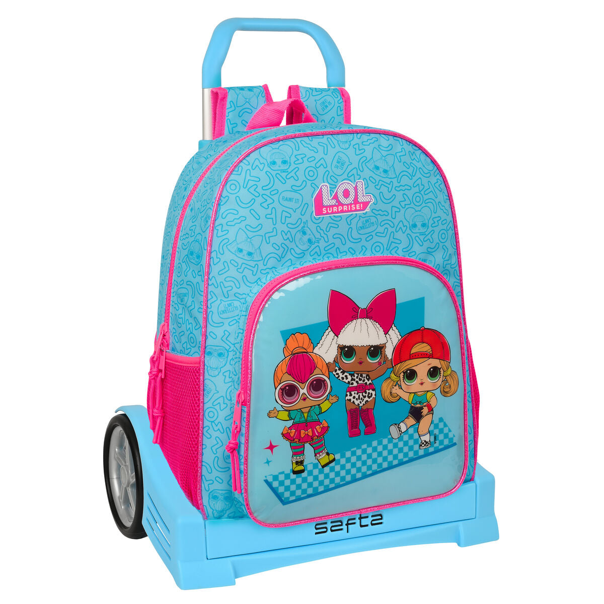 Ghiozdan cu Roți LOL Surprise! Divas Albastru 33 x 42 x 14 cm - Birou și papetărie, Material școlar și educațional