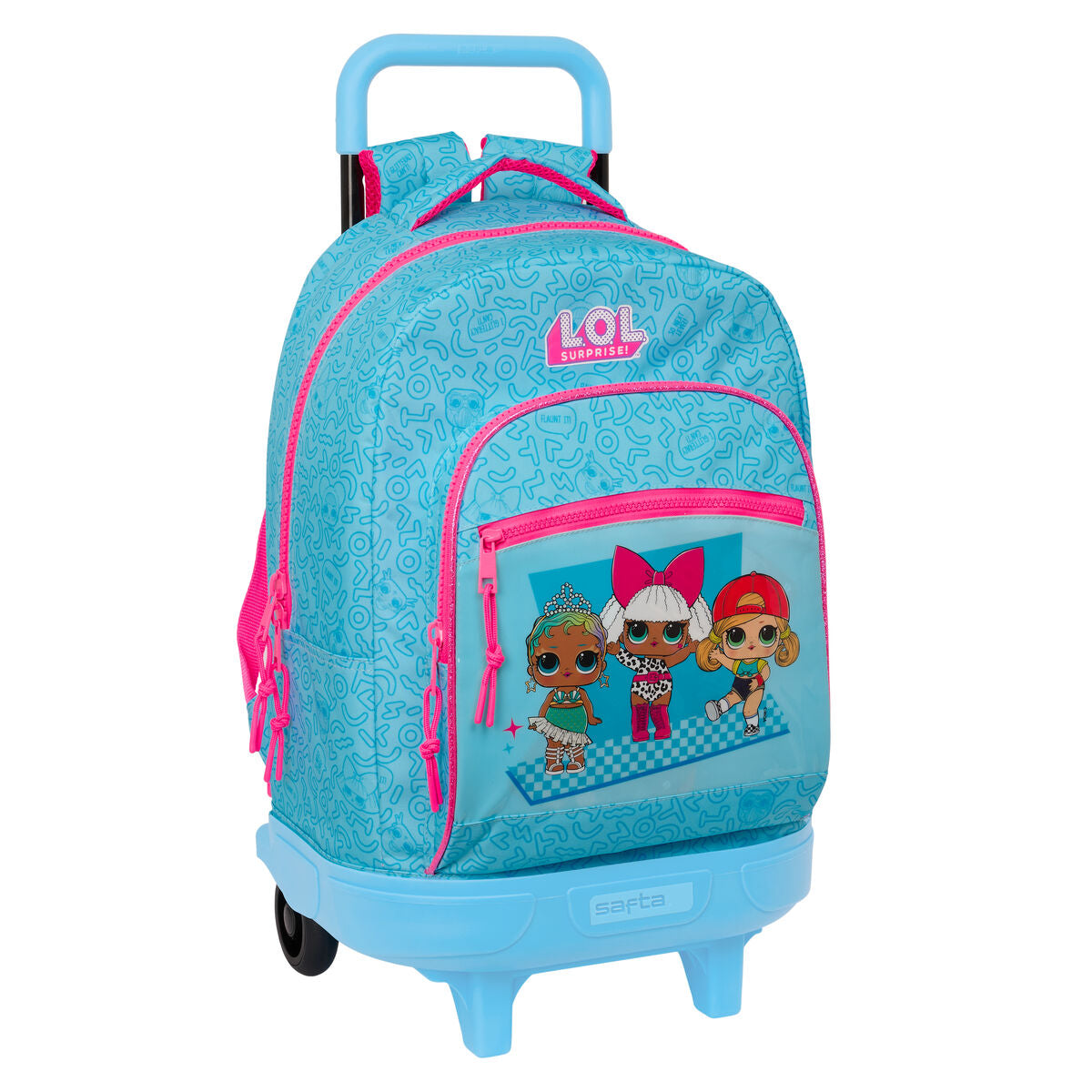Ghiozdan cu Roți LOL Surprise! Divas Albastru 33 X 45 X 22 cm - Birou și papetărie, Material școlar și educațional