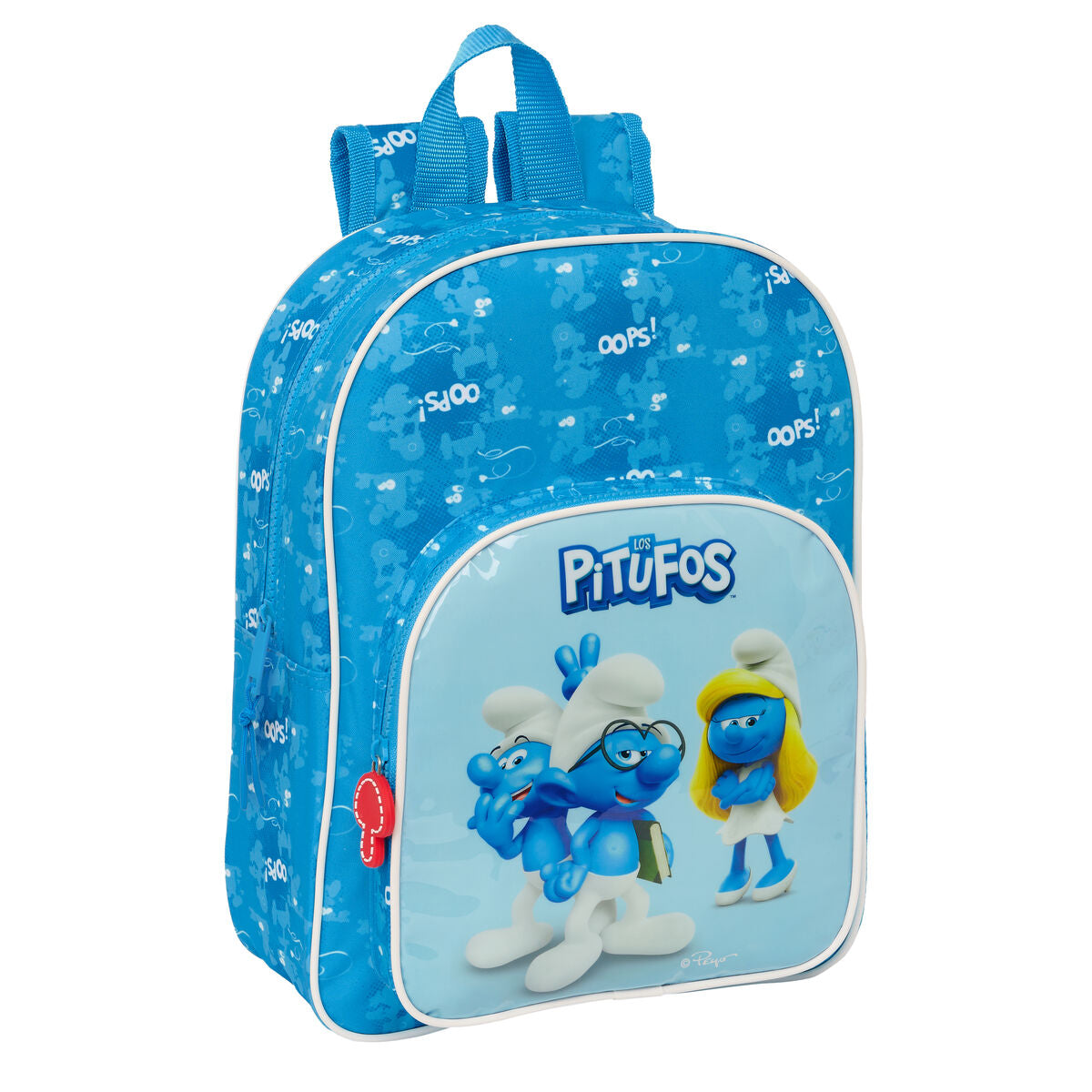 Ghiozdan Los Pitufos Albastru 26 x 34 x 11 cm - Birou și papetărie, Material școlar și educațional