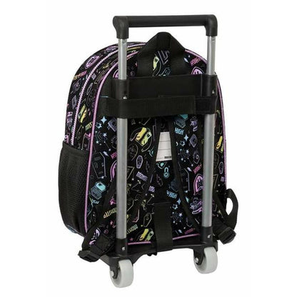 Ghiozdan cu Roți Monster High Negru 28 x 34 x 10 cm - Birou și papetărie, Material școlar și educațional