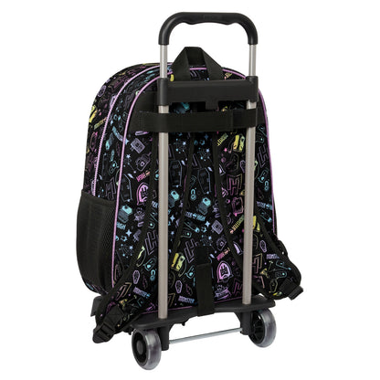 Ghiozdan cu Roți Monster High Negru 33 x 42 x 14 cm - Birou și papetărie, Material școlar și educațional