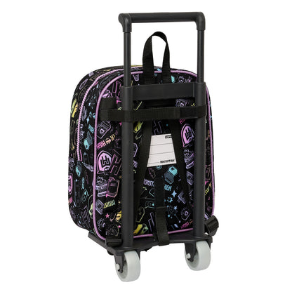 Ghiozdan cu Roți Monster High Negru 22 x 27 x 10 cm - Birou și papetărie, Material școlar și educațional