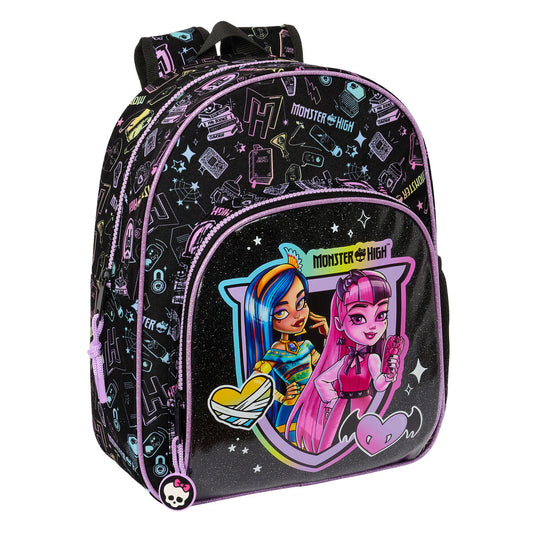 Rucsac pentru Copii Monster High Negru 28 x 34 x 10 cm - Birou și papetărie, Material școlar și educațional