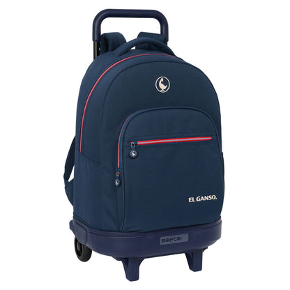 Ghiozdan cu Roți El Ganso Classic Bleumarin 33 X 45 X 22 cm - Birou și papetărie, Material școlar și educațional