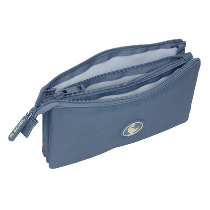 Penar triplu El Ganso Albastru 22 x 12 x 3 cm - Birou și papetărie, Material școlar și educațional