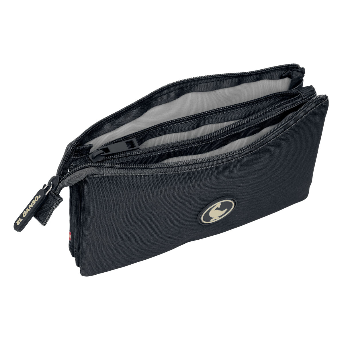 Penar triplu El Ganso Negru 22 x 12 x 3 cm - Birou și papetărie, Material școlar și educațional