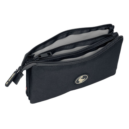 Penar triplu El Ganso Negru 22 x 12 x 3 cm - Birou și papetărie, Material școlar și educațional