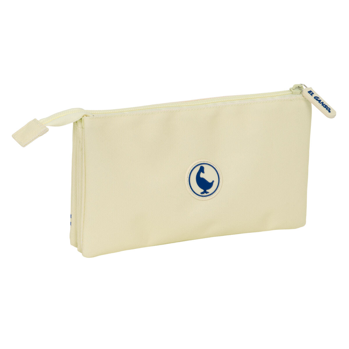 Penar triplu El Ganso Bej 22 x 12 x 3 cm - Birou și papetărie, Material școlar și educațional