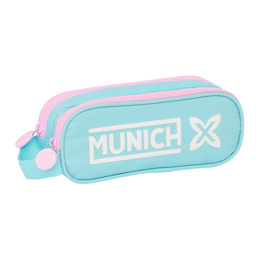 Penar dublu Munich Heaven Albastru celest 21 x 8 x 6 cm - Birou și papetărie, Material școlar și educațional
