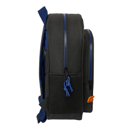 Ghiozdan Naruto Ninja Albastru Negru 32 x 38 x 12 cm - Birou și papetărie, Material școlar și educațional