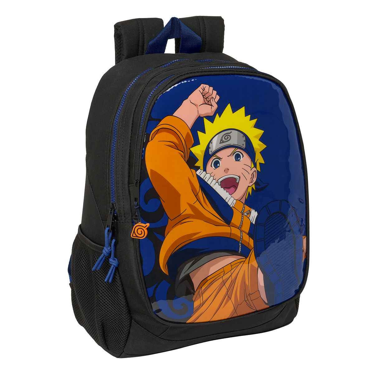 Ghiozdan Naruto Ninja Albastru Negru 32 x 44 x 16 cm - Birou și papetărie, Material școlar și educațional