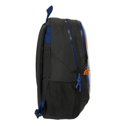 Ghiozdan Naruto Ninja Albastru Negru 32 x 44 x 16 cm - Birou și papetărie, Material școlar și educațional