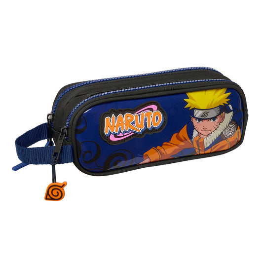 Penar dublu Naruto Ninja Albastru Negru 21 x 8 x 6 cm - Birou și papetărie, Material școlar și educațional