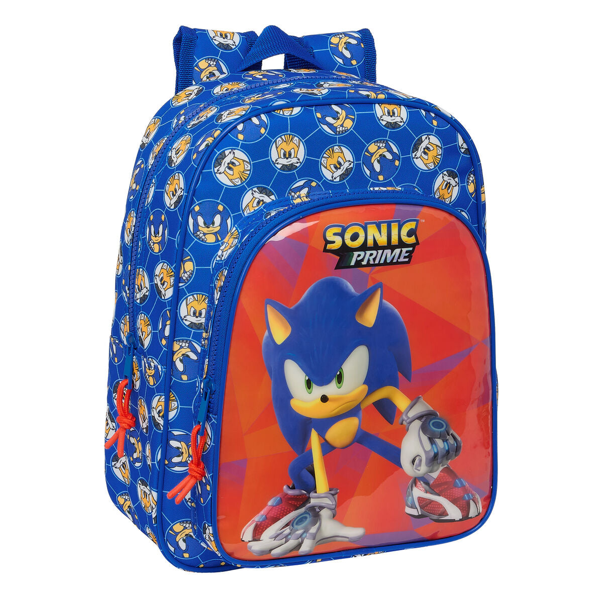 Ghiozdan Sonic Prime Albastru 26 x 34 x 11 cm - Birou și papetărie, Material școlar și educațional