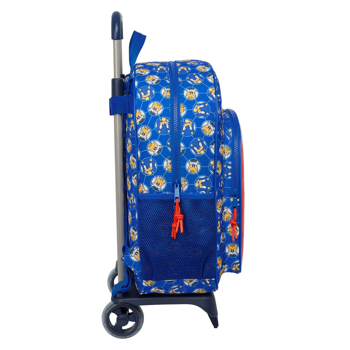 Ghiozdan cu Roți Sonic Prime Albastru 33 x 42 x 14 cm - Birou și papetărie, Material școlar și educațional