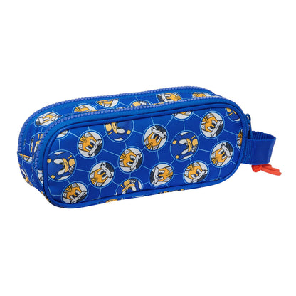 Penar dublu Sonic Prime Albastru 21 x 8 x 6 cm - Birou și papetărie, Material școlar și educațional