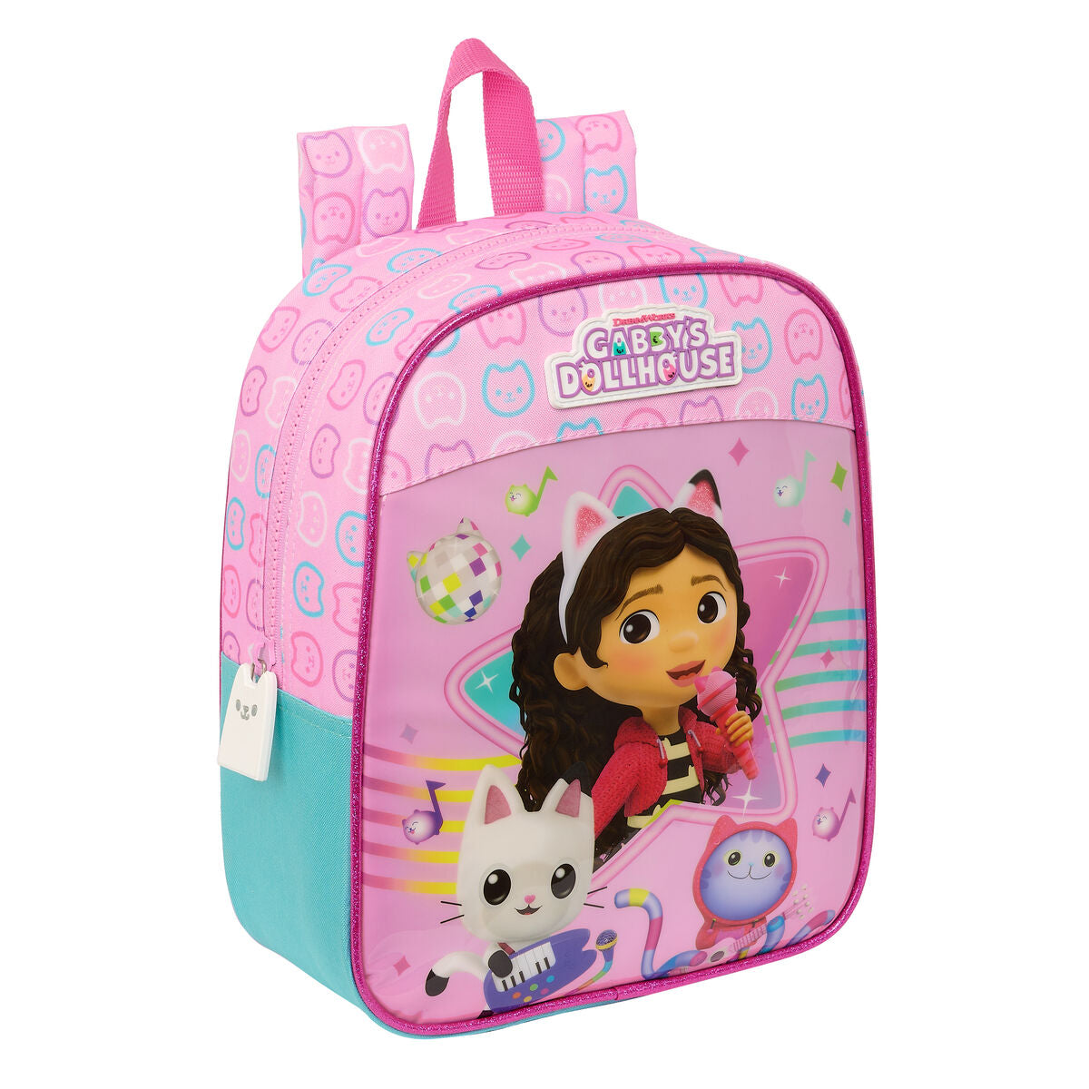 Ghiozdan Gabby's Dollhouse Party Roz 22 x 27 x 10 cm - Birou și papetărie, Material școlar și educațional