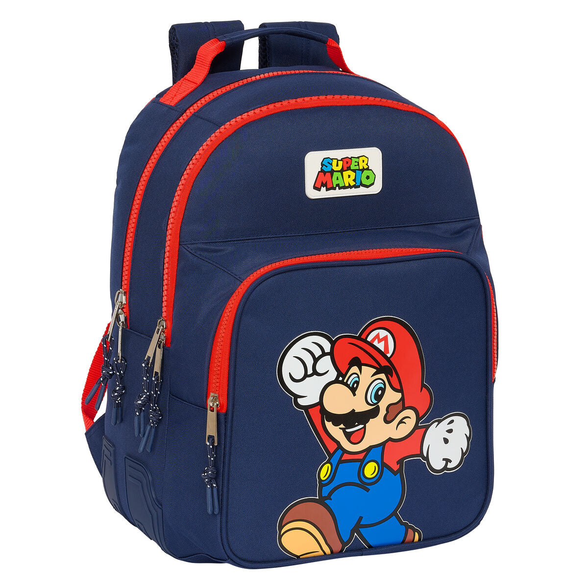 Ghiozdan Super Mario World Bleumarin 32 x 42 x 15 cm - Birou și papetărie, Material școlar și educațional