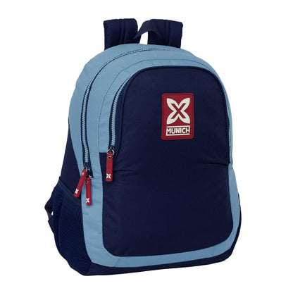 Ghiozdan Munich Royal Albastru 32 x 44 x 16 cm - Birou și papetărie, Material școlar și educațional