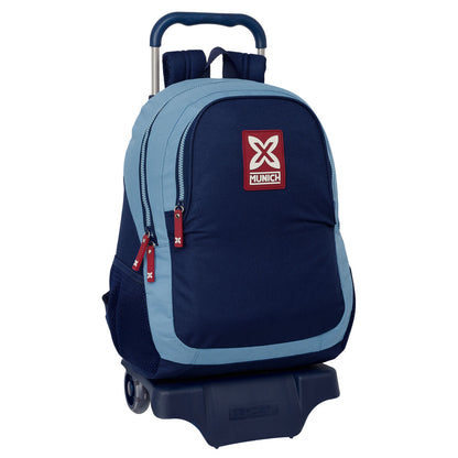 Ghiozdan cu Roți Munich Royal Albastru 32 x 44 x 16 cm - Birou și papetărie, Material școlar și educațional