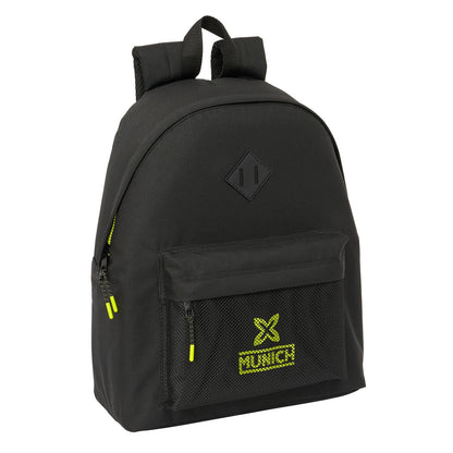Ghiozdan Munich Beat Negru 33 x 42 x 15 cm - Birou și papetărie, Material școlar și educațional