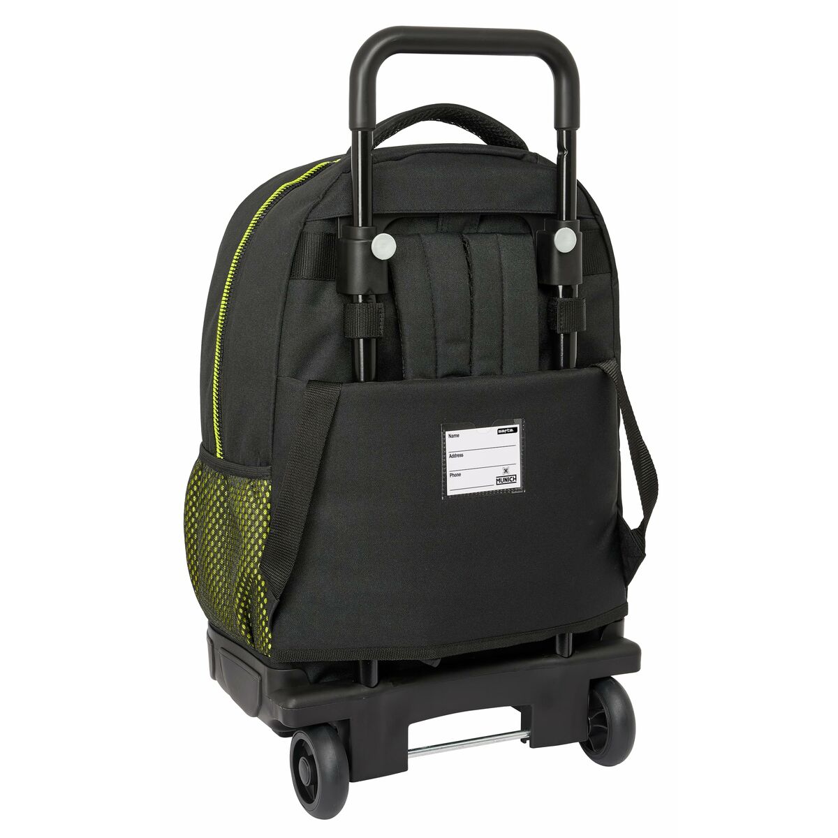 Ghiozdan cu Roți Munich Beat Negru 33 x 22 x 45 cm - Birou și papetărie, Material școlar și educațional