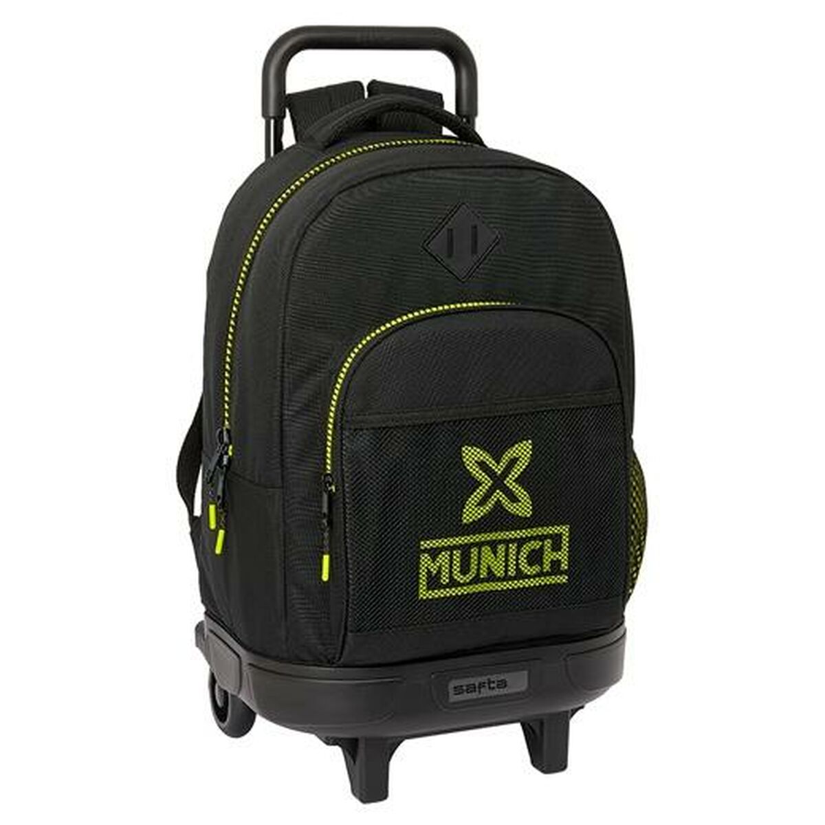 Ghiozdan cu Roți Munich Beat Negru 33 x 22 x 45 cm - Birou și papetărie, Material școlar și educațional