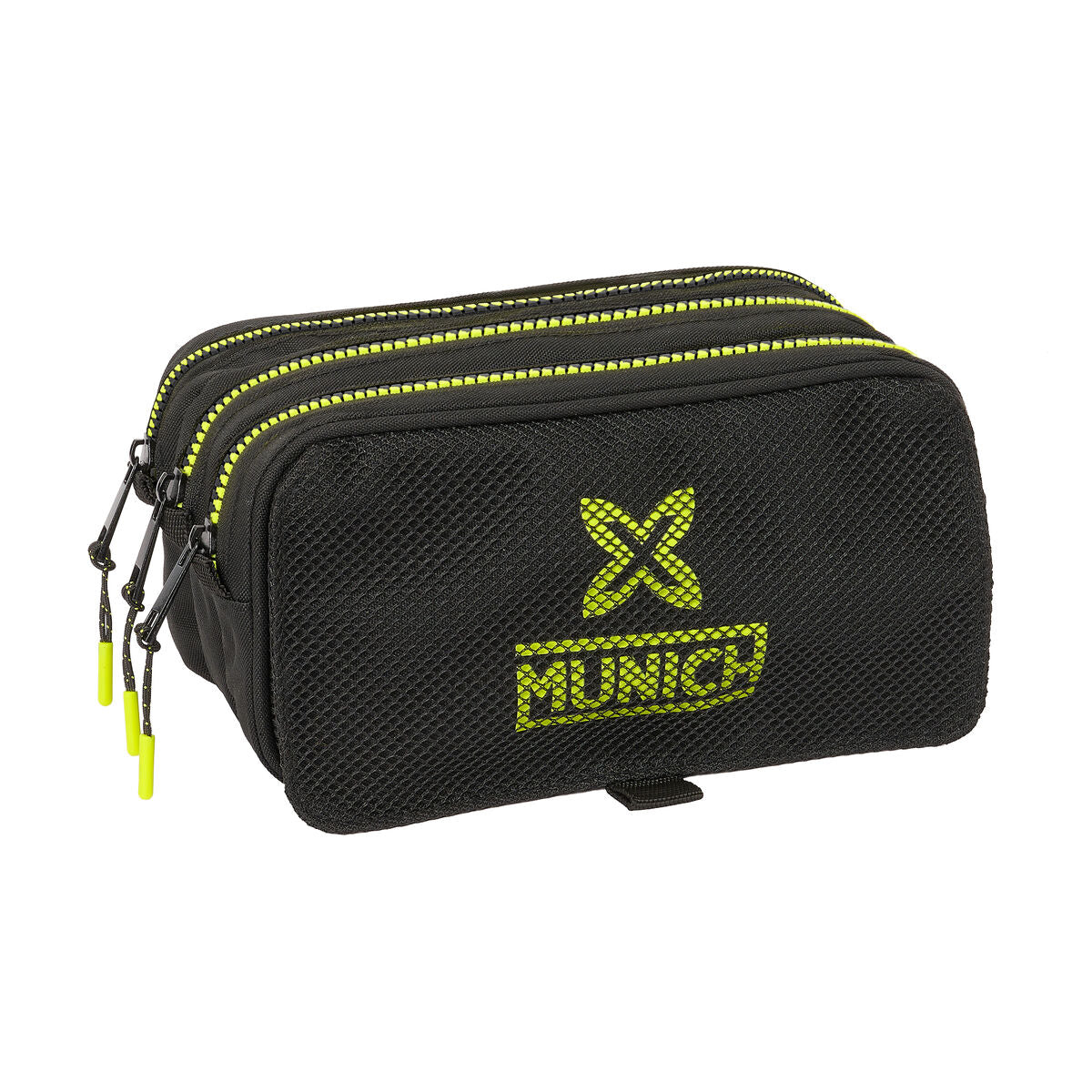 Penar triplu Munich Beat Negru 21,5 x 10 x 8 cm - Birou și papetărie, Material școlar și educațional
