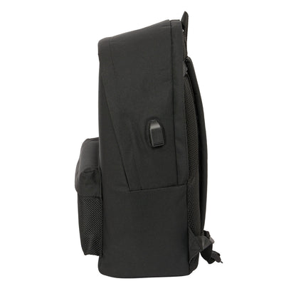 Ghiozdan Munich +usb munich Negru 31 x 44 x 18 cm - Birou și papetărie, Material școlar și educațional