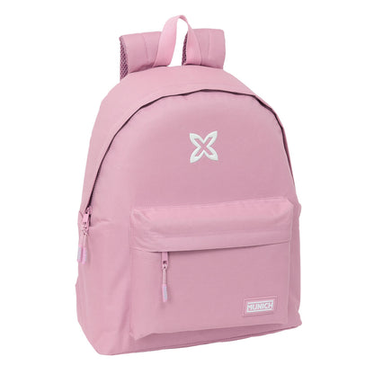 Ghiozdan Munich Basic Roz 33 x 42 x 15 cm - Birou și papetărie, Material școlar și educațional