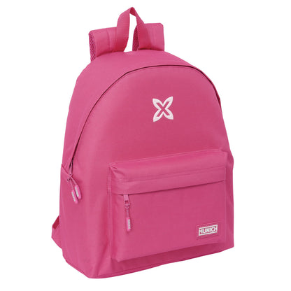 Ghiozdan Munich Basic Fucsia 33 x 42 x 15 cm - Birou și papetărie, Material școlar și educațional
