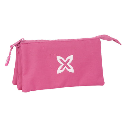 Penar triplu Munich Basic Fucsia 22 x 12 x 3 cm - Birou și papetărie, Material școlar și educațional