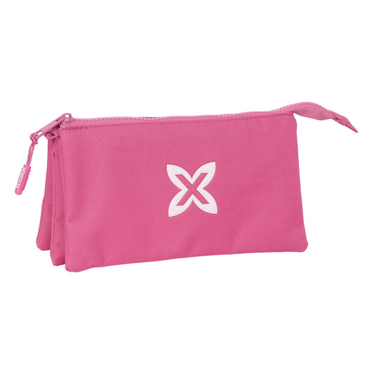 Penar triplu Munich Basic Fucsia 22 x 12 x 3 cm - Birou și papetărie, Material școlar și educațional