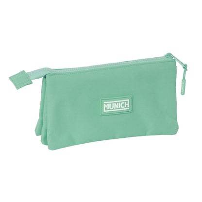 Penar triplu Munich Basic Turquoise 22 x 12 x 3 cm - Birou și papetărie, Material școlar și educațional