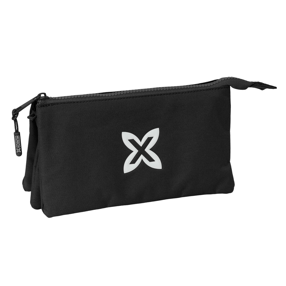 Penar triplu Munich Negro Negru 22 x 12 x 3 cm - Birou și papetărie, Material școlar și educațional
